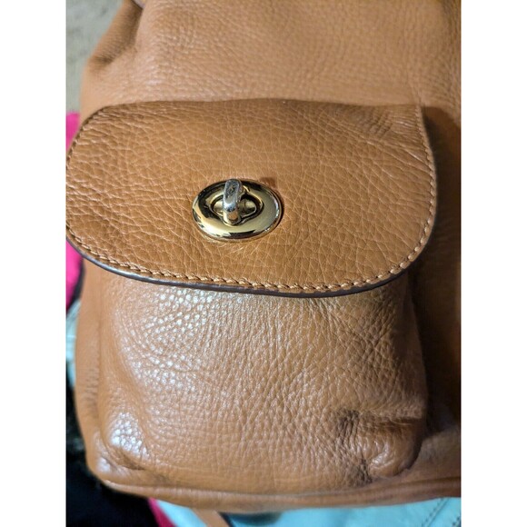 COACH  F37410 Backpack Â· Daypack logo Leather main image 7